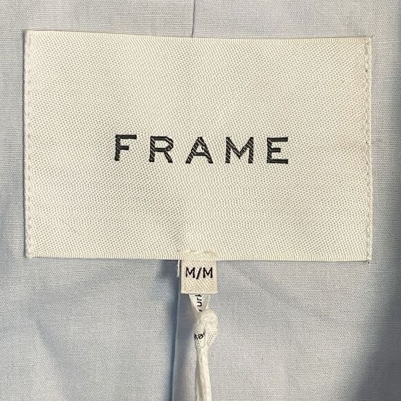 Frame Brand oversized blazer in sky blue pastel NWT. Medium - Picture 6 of 12